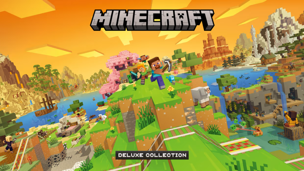 Imagen de Minecraft como franquicia principal de Microsoft